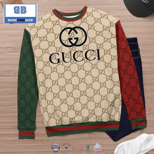 Gucci Red Sleeve 3D Ugly Sweater