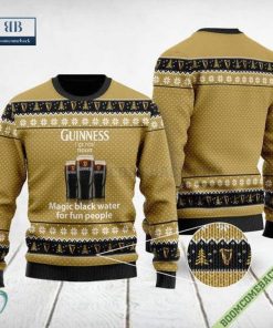 Guinness Beer Magic Black Water For Fun People Christmas Sweater