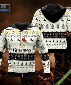 guinness santa hat christmas ugly christmas sweater hoodie zip hoodie bomber jacket 3 8tP2Q