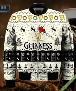 guinness santa hat christmas ugly christmas sweater hoodie zip hoodie bomber jacket 4 EFJds