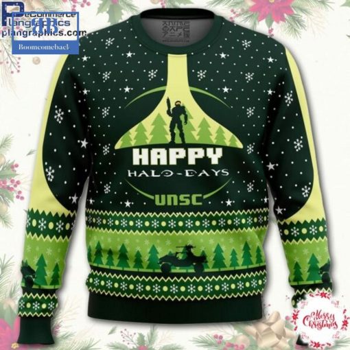 Halo Infinite Happy Halo-days Ugly Christmas Sweater