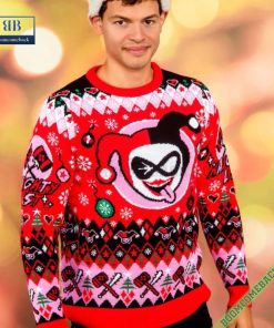 harley quinn hey puddin 3d ugly christmas sweater gift for adult and kid 5 ZHb7I