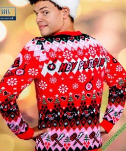 harley quinn hey puddin 3d ugly christmas sweater gift for adult and kid 7 m5o4U