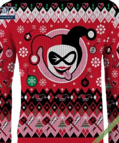 harley quinn hey puddin 3d ugly christmas sweater gift for adult and kid 9 UBill