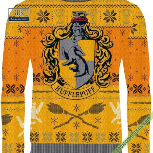 Harry Potter Hufflepuff Logo Ugly Christmas Sweater