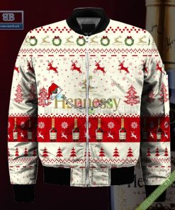 hennessy santa hat christmas ugly christmas sweater hoodie zip hoodie bomber jacket 4 4h2zg
