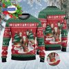 Hereford Cattle Christmas Tree Snowman Style 1 Ugly Christmas Sweater