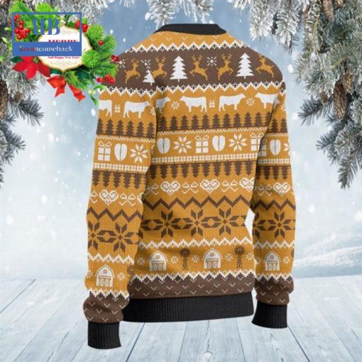 Hereford Cattle Christmas Tree Ugly Christmas Sweater
