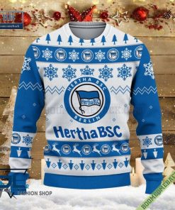 Hertha BSC Xmas Sweatshirt Ugly Christmas Sweater