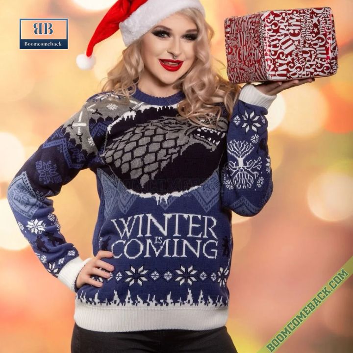 House Stark Winter Is Coming Ugly Christmas Sweater