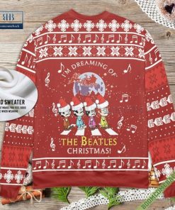 im dreaming of the beatles christmas ugly sweater 5 HwljR