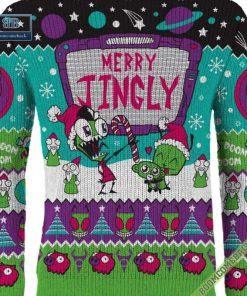 invader zim merry jingly ugly christmas sweater gift for adult and kid 9 dQf4r