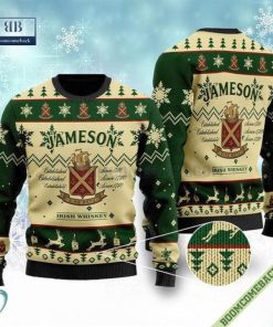 Jameson Irish Whiskey Beige Christmas Sweater