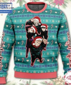 Jujutsu Kaisen Happy Dub Cast Ugly Christmas Sweater