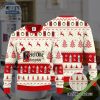 Jim Beam Santa Hat Christmas Ugly Christmas Sweater Hoodie Zip Hoodie Bomber Jacket