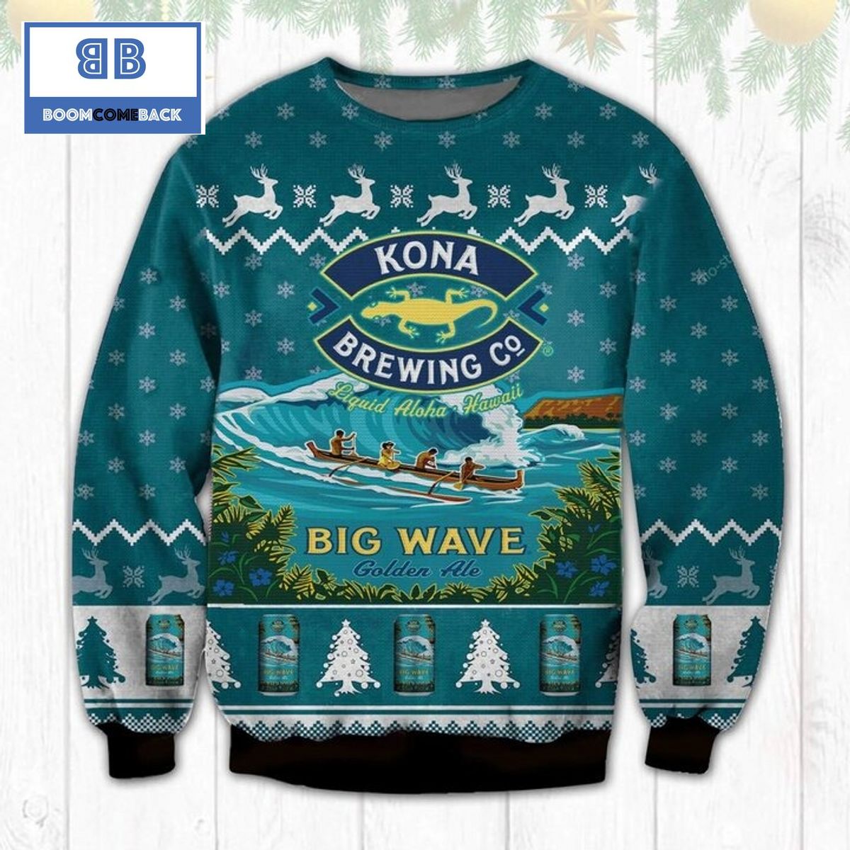 Keystone Light All Over Print Ugly Christmas Sweater