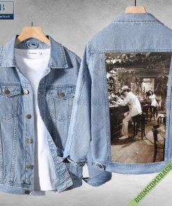 led zeppelin in through the out door denim jacket 4 Mxx6A