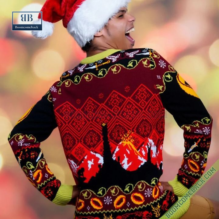 Lord of The Rings Eye Of Sauron Christmas Sweater Jumper