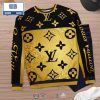 Louis Vuitton Leather Texture 3D Ugly Sweater