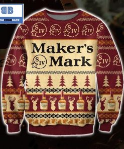 makers mark whisky ugly christmas sweater 3 oaiYF