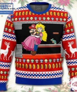 Mario Bros Final Stage Ugly Christmas Sweater