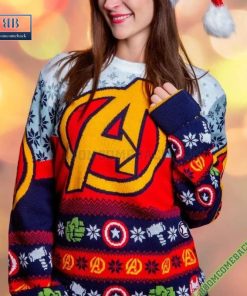 Marvel Avengers Assemble 3D Ugly Christmas Sweater Gift For Adult And Kid
