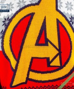 marvel avengers assemble 3d ugly christmas sweater gift for adult and kid 7 KDHh7