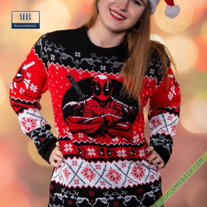 Marvel Comics Deadpool Ugly Christmas Sweater