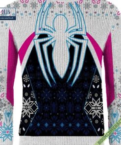 marvel ghost spider ugly chrismas sweater 9 2xjrs