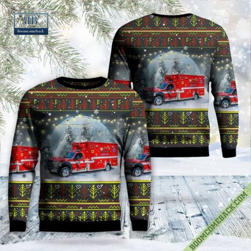 Massachusetts, Holbrook Fire Department Ugly Christmas Sweater