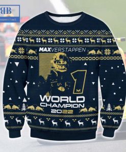 Max Verstappen World Champion 2022 Ugly Christmas Sweater