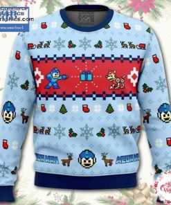 Mega Man 8 Bit Ugly Christmas Sweater