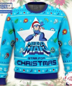 Mega Man Star For Christmas Ugly Christmas Sweater