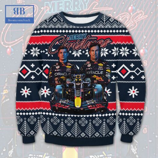 Merry Christmas Oracle Red Bull Racing Ugly Christmas Sweater