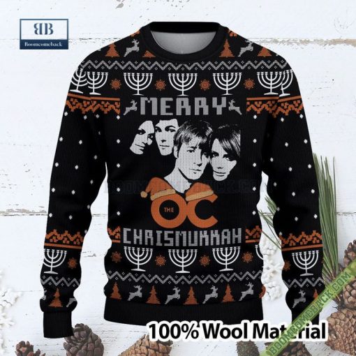 Merry The OC Chrismukkah 3D Ugly Wool Sweater