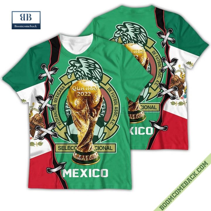 Mexico Flag National Soccer Team World Cup 2022 3D Sweater And Hoodie T-Shirt