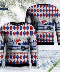 Michigan, Monroe Community Ambulance Ugly Christmas Sweater