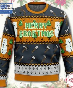Minecraft Merry Craftmas Ugly Christmas Sweater