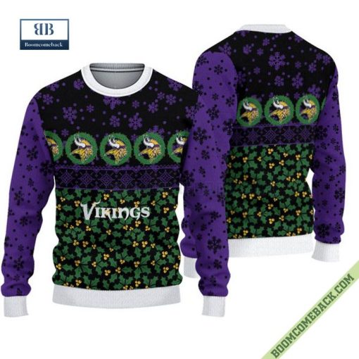 Minnesota Vikings Christmas Knitted Sweater Jumper