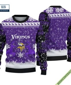 Minnesota Vikings Christmas Reindeer Ugly Knitted Sweater