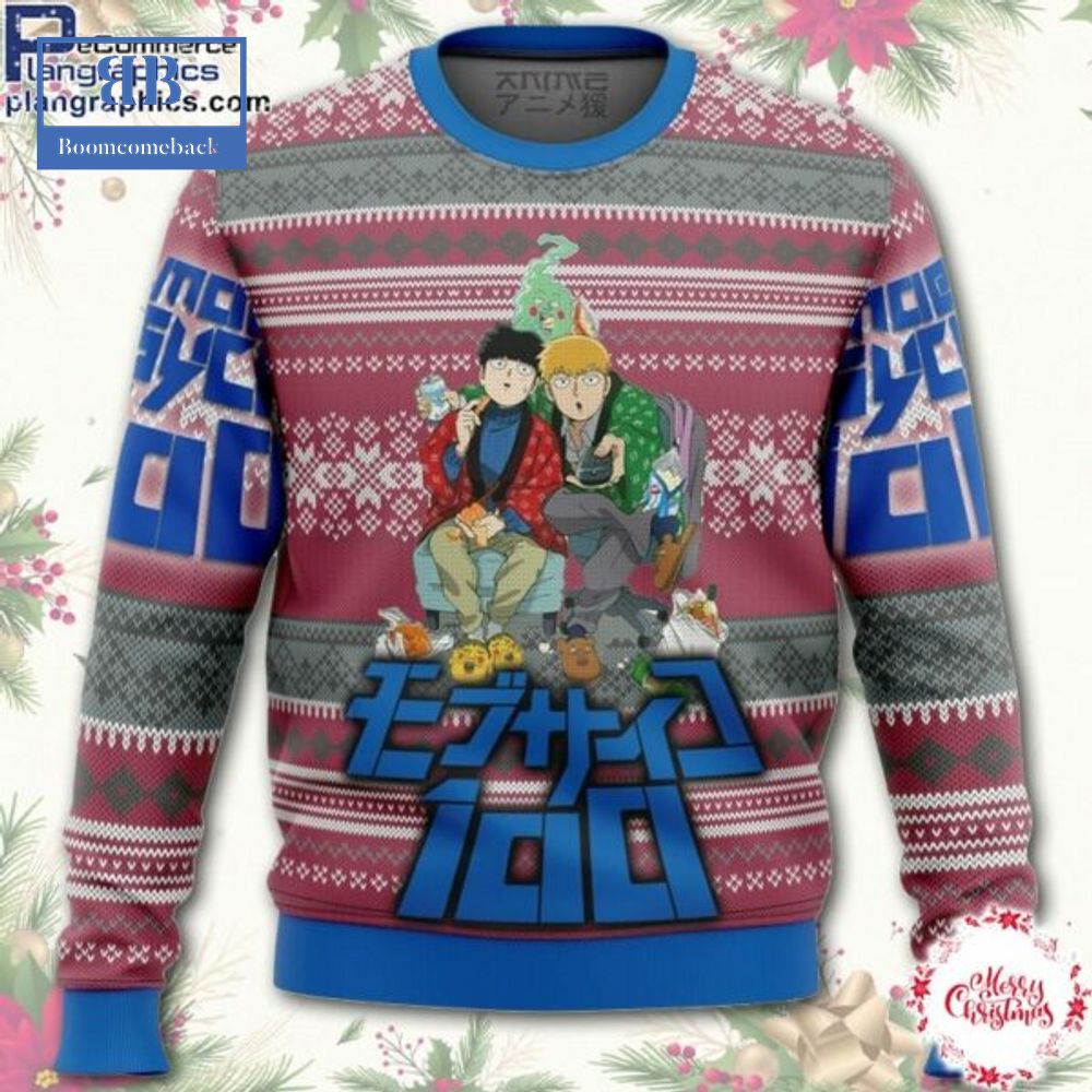 Mob Psycho 100 Ugly Christmas Sweater
