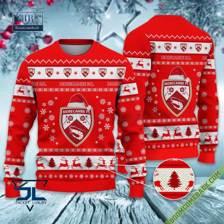 Morecambe FC Trending Ugly Christmas Sweater