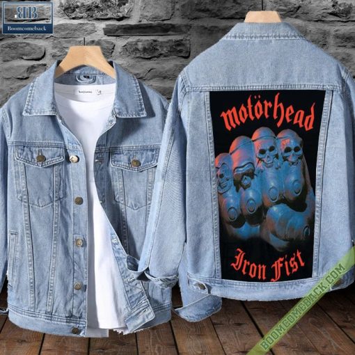 Motorhead Iron Fist Album Cover Denim Jacket