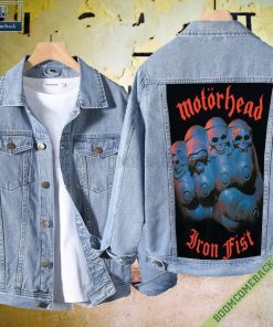 motorhead iron fist album cover denim jacket 3 4uVzb