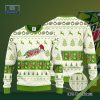Pabst Blue Ribbon Santa Hat Christmas Ugly Christmas Sweater Hoodie Zip Hoodie Bomber Jacket