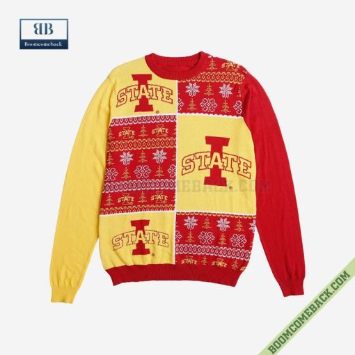 NCAA Iowa State Cyclones Big Logo Ugly Christmas Sweater
