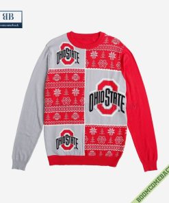 ncaa ohio state buckeyes big logo ugly christmas sweater 5 gdGQ1