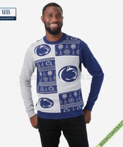 NCAA Penn State Nittany Lions Big Logo Ugly Christmas Sweater