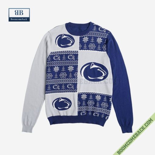 NCAA Penn State Nittany Lions Big Logo Ugly Christmas Sweater