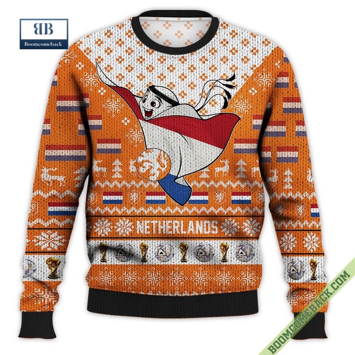 Netherlands World Cup 2022 Qatar Champions Ugly Christmas Sweater